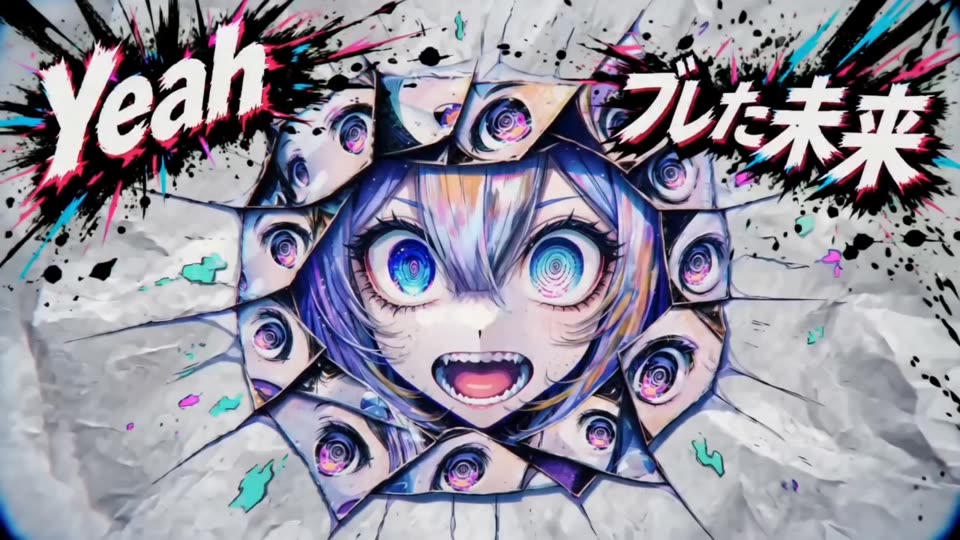 アニメ調のミュージックビデオ